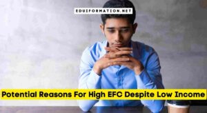 Potential Reasons For High EFC Despite Low Income