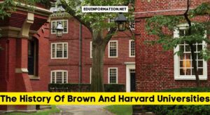 The History Of Brown And Harvard Universities