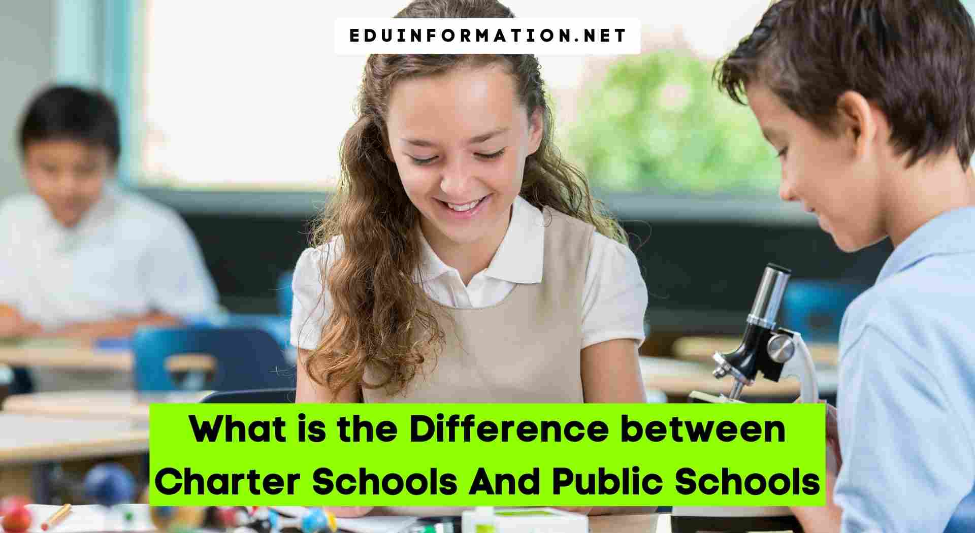 What is the Difference between Charter Schools And Public Schools