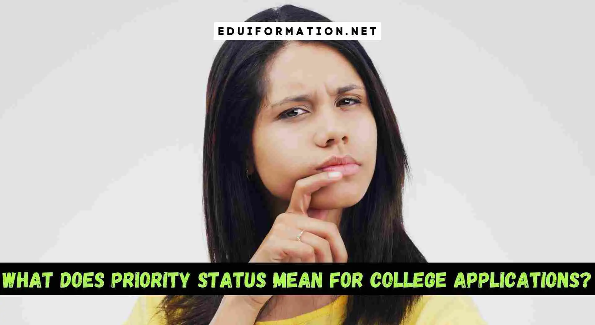 What Does Priority Status Mean for College Applications?