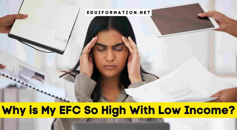 Why is My EFC So High With Low Income?