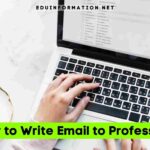 How to Write Email to Professor?