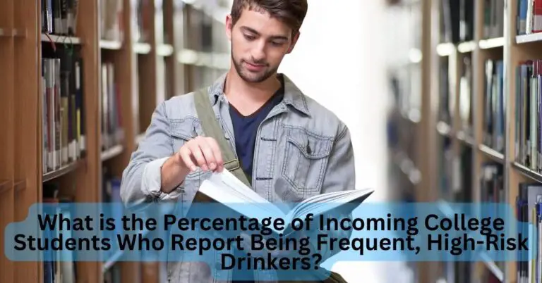 What is the Percentage of Incoming College Students Who Report Being Frequent, High-Risk Drinkers?